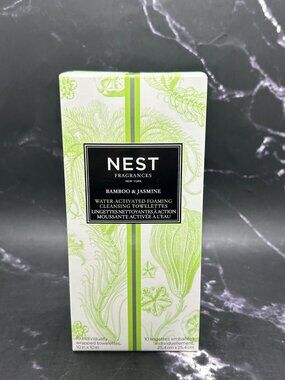 Nest Fragrance Ginger & Neroli Water-Activated Cleansing Towelettes - NIB